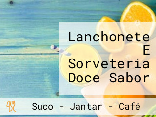 Lanchonete E Sorveteria Doce Sabor