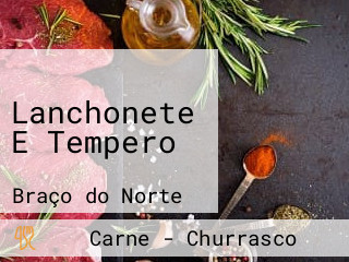 Lanchonete E Tempero