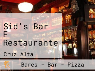 Sid's Bar E Restaurante