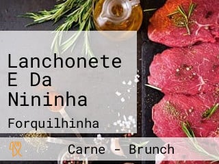 Lanchonete E Da Nininha