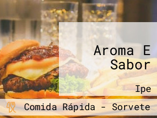 Aroma E Sabor