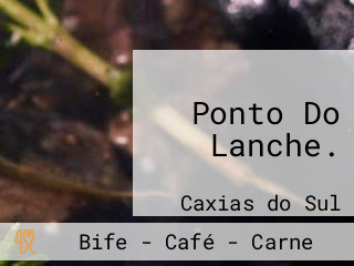 Ponto Do Lanche.