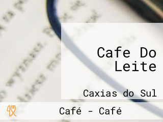 Cafe Do Leite