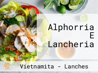 Alphorria E Lancheria