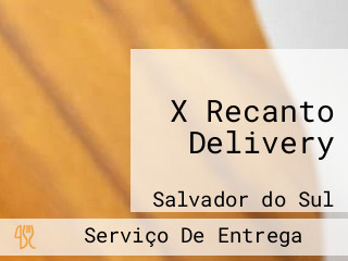 X Recanto Delivery