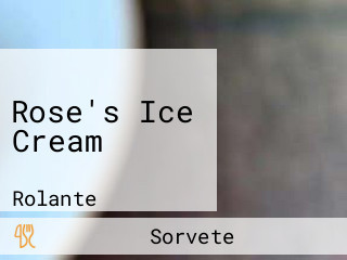 Rose's Ice Cream