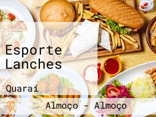 Esporte Lanches