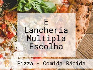 E Lancheria Multipla Escolha