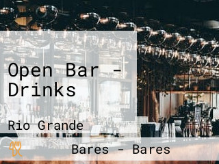 Open Bar - Drinks