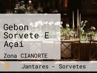 Gebon Sorvete E Açai