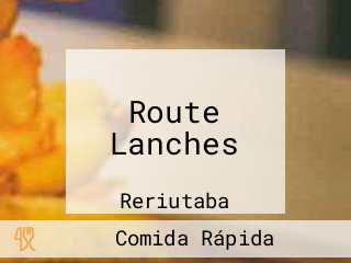 Route Lanches