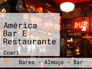 América Bar E Restaurante