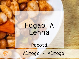 Fogao A Lenha