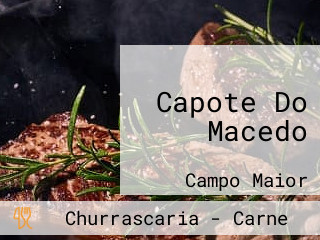 Capote Do Macedo