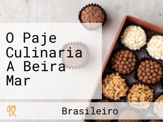 O Paje Culinaria A Beira Mar