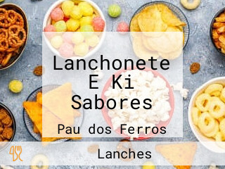 Lanchonete E Ki Sabores