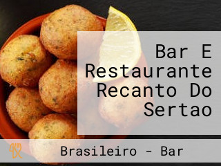 Bar E Restaurante Recanto Do Sertao