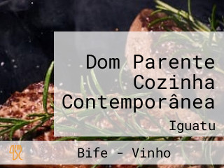 Dom Parente Cozinha Contemporânea