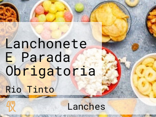 Lanchonete E Parada Obrigatoria