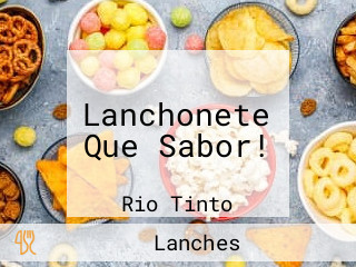 Lanchonete Que Sabor!