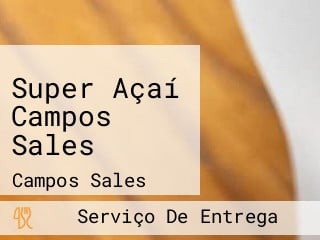 Super Açaí Campos Sales