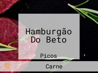 Hamburgão Do Beto