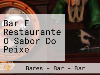 Bar E Restaurante O Sabor Do Peixe