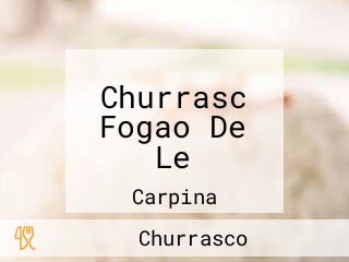 Churrasc Fogao De Le