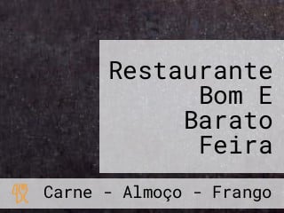 Restaurante Bom E Barato Feira Coberta De Redenção/pa