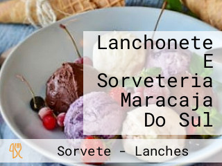 Lanchonete E Sorveteria Maracaja Do Sul