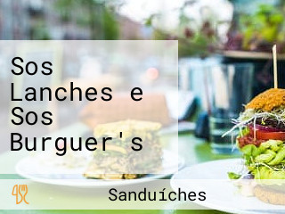 Sos Lanches e Sos Burguer's