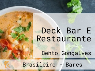 Deck Bar E Restaurante