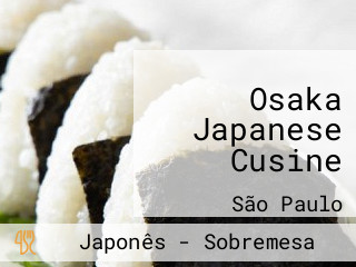 Osaka Japanese Cusine