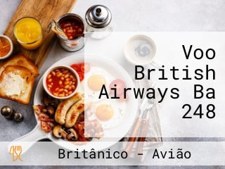 Voo British Airways Ba 248