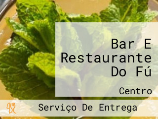 Bar E Restaurante Do Fú