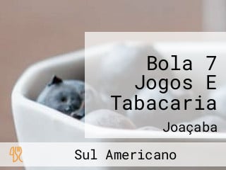 Bola 7 Jogos E Tabacaria