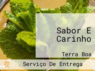 Sabor E Carinho