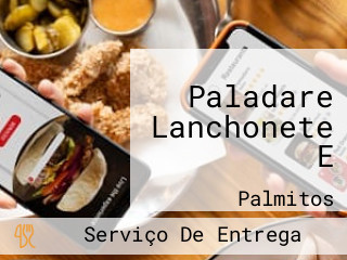 Paladare Lanchonete E