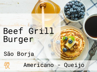 Beef Grill Burger