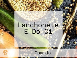 Lanchonete E Do Ci