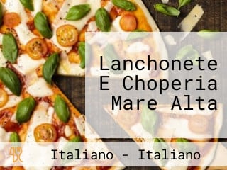 Lanchonete E Choperia Mare Alta