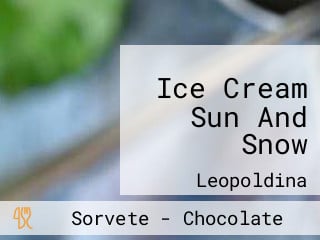 Ice Cream Sun And Snow