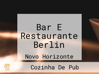 Bar E Restaurante Berlin