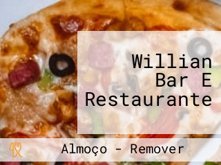 Willian Bar E Restaurante