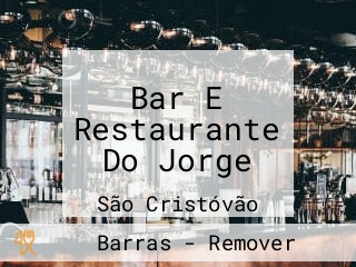 Bar E Restaurante Do Jorge