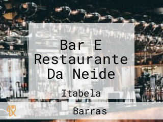 Bar E Restaurante Da Neide