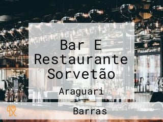 Bar E Restaurante Sorvetão