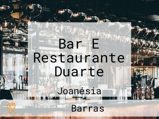 Bar E Restaurante Duarte