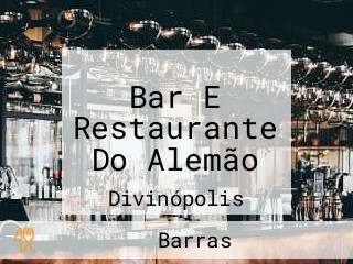 Bar E Restaurante Do Alemão
