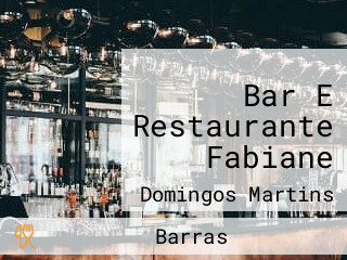 Bar E Restaurante Fabiane